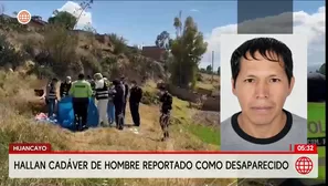 Hallan cadáver de hombre desaparecido en Huancayo. Foto y video: América Noticias