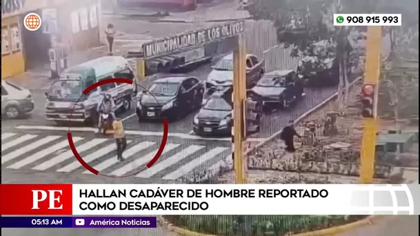 Hallan cadáver de hombre reportado como desaparecido en Puente Piedra. Foto: América Noticias