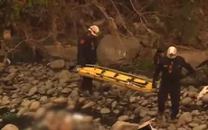 Hallan el cadáver de un hombre en el río Rímac - Noticias de cadaver