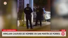 Hallan cadáver de un hombre en San Martín de Porres