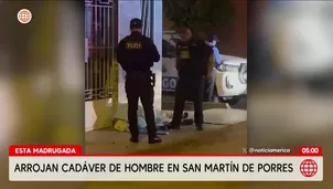 Hallan cadáver de un hombre en San Martín de Porres. Foto y video: América Noticias