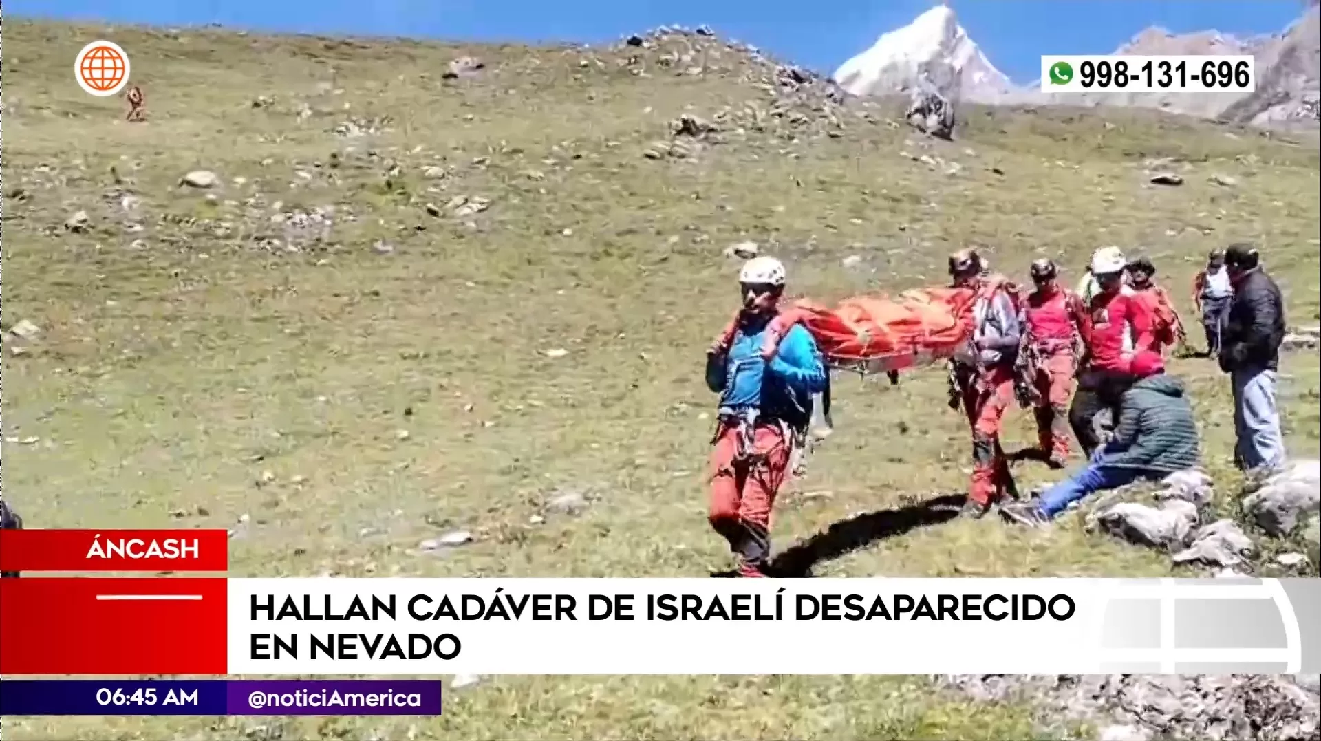 Su cuerpo fue encontrado en nevado Huayhuash | Imagen: América Noticias