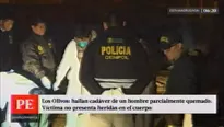 Peritos llegaron al lugar. América Noticias