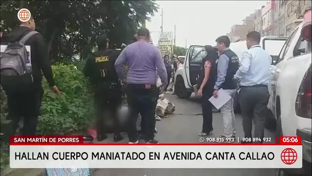 Hallan cuerpo de un hombre en San Martín de Porres. Foto: América Noticias