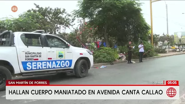 Hallan cuerpo de un hombre en San Martín de Porres. Foto: América Noticias