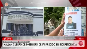 Hallan cuerpo de ingeniero desaparecido en la morgue tras más de un mes. Foto y video: América Noticias