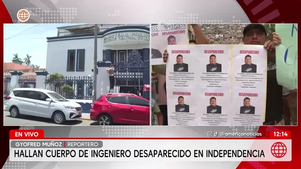 Hallan cuerpo de ingeniero desaparecido en la morgue tras más de un mes. Foto: América Noticias