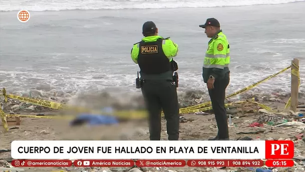 Cuerpo de joven fue hallado en playa de Ventanilla. Foto: América Noticias