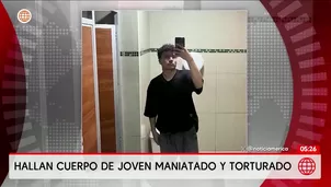 Hallan cuerpo de joven maniatado y torturado en El Agustino. Foto y video: América Noticias