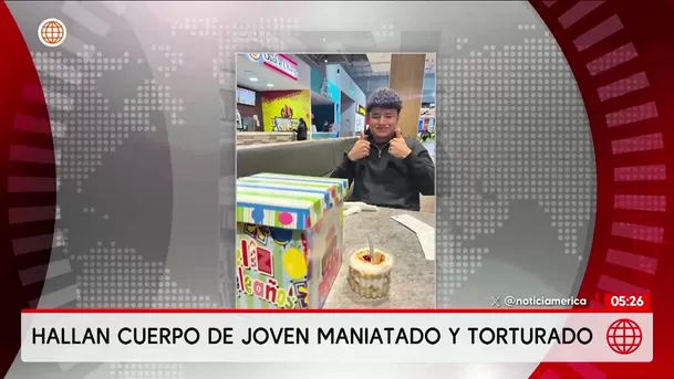 Hallan cuerpo de joven maniatado y torturado en El Agustino. Foto: América Noticias