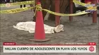 Hallan cuerpo de menor ahogado en playa Los Yuyos en Barranco