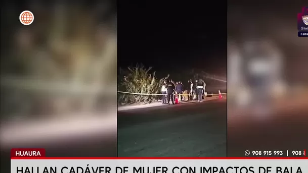 Hallan cuerpo de mujer baleada a un costado de vía en Huaura. Foto: América Noticias Hallan cuerpo de mujer baleada a un costado de vía en Huaura. Foto: América Noticias