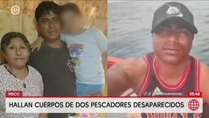 Hallan cuerpos de dos pescadores en Pisco. Foto y video: América Noticias