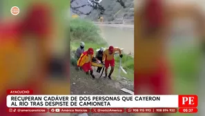 Hallan cuerpos de dos pasajeros tras caída de camioneta al río Marañón. Foto y video: América Noticias
