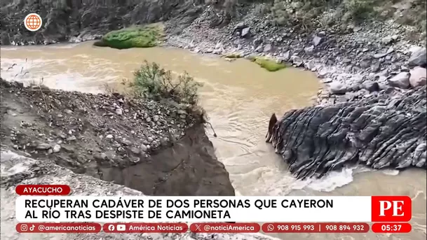 Hallan cuerpos de dos pasajeros tras caída de camioneta al río Marañón. Foto: América Noticias