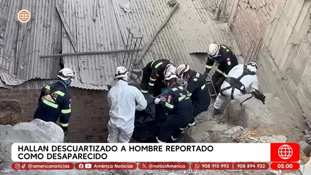 Hallan descuartizado a hombre reportado como desaparecido en San Juan de Lurigancho. Foto: América Noticias