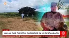 Hallan dos cuerpos quemados en un descampado en Tumbes