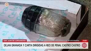 Hallan granada frente al penal Castro Castro en San Juan de Lurigancho. Foto y video: América Noticias