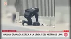 Hallan granada de guerra cerca de la Línea 1 del Metro de Lima