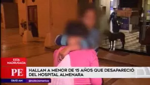 Menor estuvo retenida por ocho horas. América Noticias