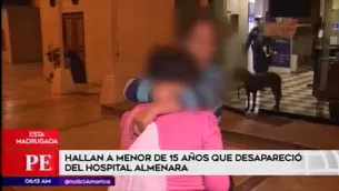 Menor estuvo retenida por ocho horas. América Noticias