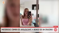 Hallan muerta a adolescente en crucero familiar