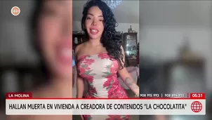 Hallan muerta a creadora de contenido La Chocolatita en una casa de La Molina. Foto y video: América Noticias