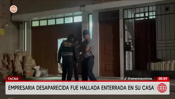 Hallan muerta a empresaria en su casa en Tacna. Foto: América Noticias