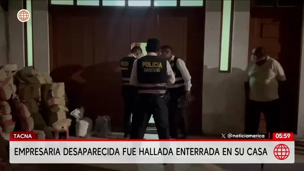 Hallan muerta a empresaria en su casa en Tacna. Foto: América Noticias