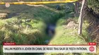 Hallan muerta a una joven en canal de riego en Huancayo