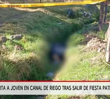Hallan muerta a una joven en canal de riego en Huancayo. Foto y video: América Noticias