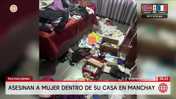 Hallan muerta a mujer atada dentro de su casa en Manchay. Foto: América Noticias