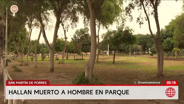 Hallan muerto a un hombre en San Martín de Porres. Foto: América Noticias Hallan muerto a un hombre en San Martín de Porres. Foto: América Noticias