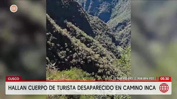 Hallan muerto a turista extranjero en el Camino Inca de Cusco. Foto: América Noticias Hallan muerto a turista extranjero en el Camino Inca de Cusco. Foto: América Noticias