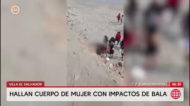 Mujer muere por disparos en playa de Villa El Salvador/ América Noticias Mujer muere por disparos en playa de Villa El Salvador/ América Noticias