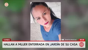 Hallan a mujer enterrada en su casa en Tumbes. Foto y video: América Noticias