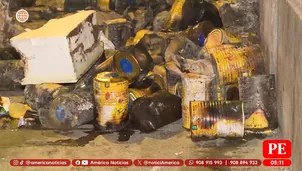 Hallan productos químicos tras incendio en el Cercado de Lima. Foto y video: América Noticias