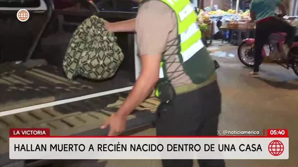 Hallan a recién nacido muerto dentro de vivienda en La Victoria. Foto: América Noticias Hallan a recién nacido muerto dentro de vivienda en La Victoria. Foto: América Noticias