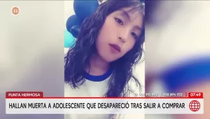 Hallan sin vida a adolescente de 16 años en Punta Hermosa. Foto y video: América Noticias