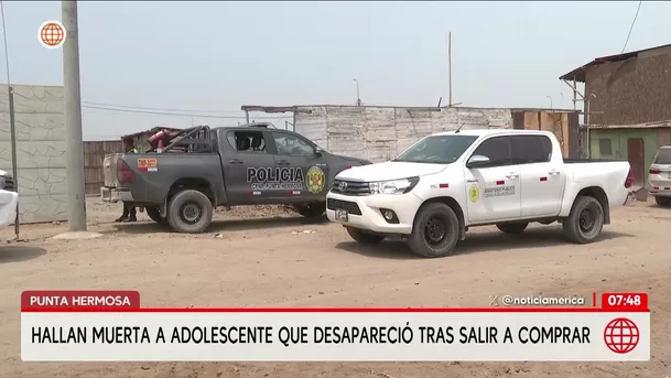 Hallan sin vida a adolescente de 16 años en Punta Hermosa. Foto: América Noticias
