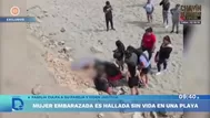 Hallan sin vida a joven madre embarazada en playa de VES