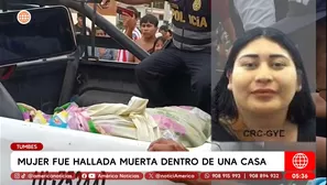 Hallan sin vida a mujer ecuatoriana en vivienda en Tumbes. Foto y video: América Noticias