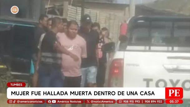 Hallan sin vida a mujer ecuatoriana en vivienda en Tumbes. Foto: América Noticias
