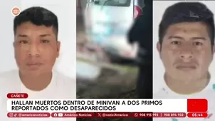 Hallan sin vida a dos primos reportados como desaparecidos en Cañete. Foto y video: América Noticias