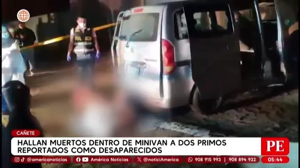 Hallan sin vida a dos primos reportados como desaparecidos en Cañete. Foto: América Noticias