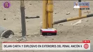 Hallan sospechoso paquete con explosivo en el penal Ancón II