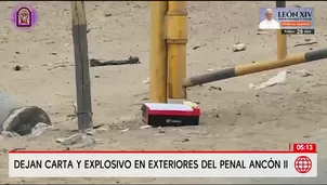 Hallan sospechoso paquete con explosivo en el penal Ancón II. Foto y video: América Noticias