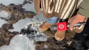 Heladas en Huancavelica congelan lagunas y riachuelos. Pobladores urgen ayuda por falta de agua y frío extremo. Video: Canal N