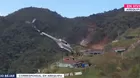 Helicóptero de la PNP aterriza de emergencia con 11 efectivos