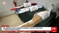 Un herido tras balacera entre policías y narcos en Apurímac